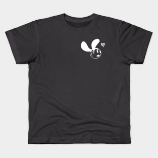 Oswald White Heart Graphic Kids T-Shirt